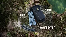Мультитул Ganzo Multi Tool (G203), Сріблястий - мініатюра 15