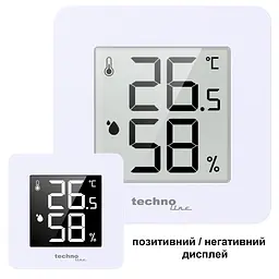 Термогігрометр Technoline WS9475 White (WS9475), Білий - мініатюра 2