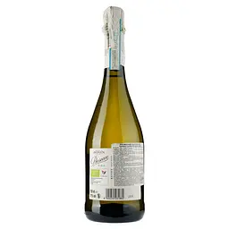Вино ігристе Zonin Prosecco Spumante Brut BIO Organic, біле, 10,5%, 0,75 л - мініатюра 2