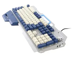 Клавіатура KBG-RGB-01-UA, Silver/Dark Blue Maxxter teh0020611 - мініатюра 5