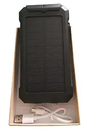Зовнішній повербанк Solar Power Bank 30000 мА/год із компасом Чорний (2104618804) - мініатюра 5