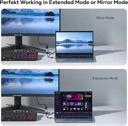 Адаптер Tanzato DisplayPort → HDMI 4K для ноутбуків, ПК і телевізорів - мініатюра 4