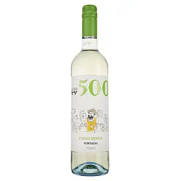 Вино Adega Ponte da Barca 500 Vinho Verde, біле, напівсухе, 8,5%, 0,75 л (824293)