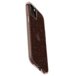 Чохол Spigen Liquid Crystal Glitter Rose Quartz для iPhone 15 (ACS06789) - мініатюра 6