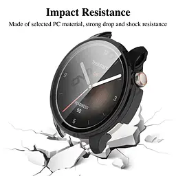 Захисний чохол Tamister для смартгодинника Amazfit Balance з плівкою рожеве золото - мініатюра 5