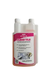 Миючий засіб для видалення соляних відкладень Clean tile, 1 літр