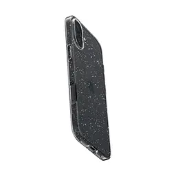 Чехол Spigen Liquid Crystal Glitter для iPhone 16 Crystal Quartz (ACS08192) + защитное стекло - мініатюра 4