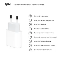 Зарядний пристрій Armorstandart AMHJ83 20W USB-C (ARM58528) - мініатюра 5