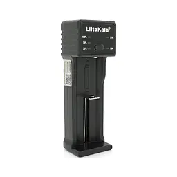 Зарядний пристрій для акумуляторів Liitokala 1 слот, LED-дисплей, USB, Li-ion/3.7 В/3.8 В, Li-Fe/3.2 В, Ni-MH/1.2 В (Lii-100C)