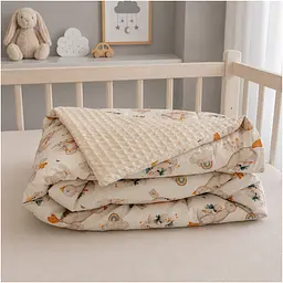 Плед дитячий MirSon Silky Waffle Sleepy ducklings 60х80 см (2200013893196) - мініатюра 5