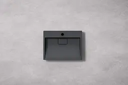 Умивальник VBI Este підвісний з отвором під змішувач 50x38 см black VBI-019903