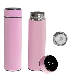 Термос Adler AD 4506 pink LED 473 мл