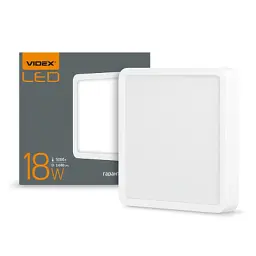 Світильник Videx LED накладний квадрат 18W 5000K (VL-DLSS-185) - мініатюра 3