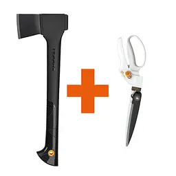 Набір Fiskars: сокира Solid A10 + ножиці GS41 | 1051085, 1026917