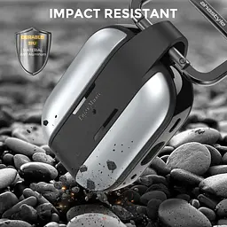 Чохол AhaStyle Rugged Aluminium Case для AirPods Pro 2 Silver [133858] - мініатюра 4