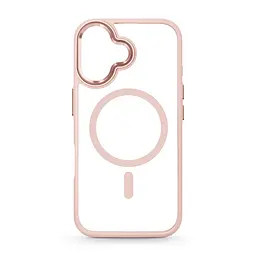 Чехол Apple iPhone 17, Unit MagSafe, розовый, прозрачный, магсейф, противоударный, магнитный, панель-накладка с поддержкой MagSafe, с поддержкой беспроводной зарядки, TPU+PC, защита всего корпуса, ударопрочный, ArmorStandart (ARM86288)