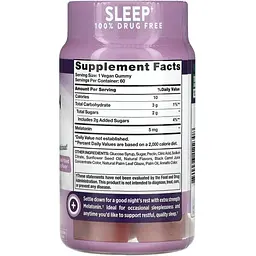 Мелатонін для сну Nature's Truth Sleep Melatonin смак ягідної суміші 5 мг 60 веганських жувальних цукерок - мініатюра 2