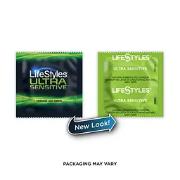 Тонкі презервативи LifeStyles Ultra Sensitive - мініатюра 2