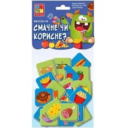 Гра розвиваюча VLADI TOYS "Смачне чи корисне?" магнітна VT5900-06