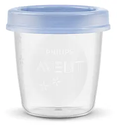 Контейнери для зберігання грудного молока Philips Avent 180 мл, 5 шт. (SCF619/05) - мініатюра 2