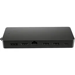 Док-станція USB3.1 Type-C - HDMI/USB 3.0x2/Type-Cx2/DP/RJ45/Ethernet чорна HP (50H55UT) - мініатюра 4