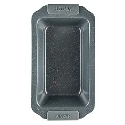 Форма для випікання хліба прямокутна Vinzer Dolci Line 50784 6.5х17х30.5 см чорна - мініатюра 2