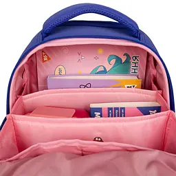 Рюкзак каркасний YES H-100 Purr Meow 35х28х15 см Бузковий (559841) - мініатюра 9