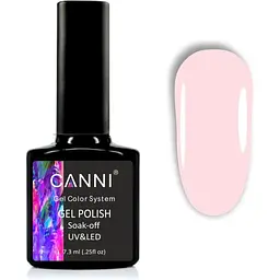 Гель-лак Canni 1029 рожевий зефір 7.3 мл - мініатюра 2