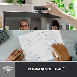 Веб-камера Logitech Brio 500 Graphite (960-001422) - мініатюра 8