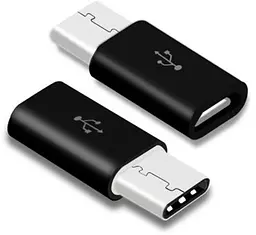 Перехідник MicroUSB на Type-C - Black