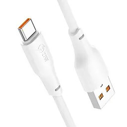 Дата кабель Hoco X93 Force USB to Type-C 27W (1m) White - мініатюра 5