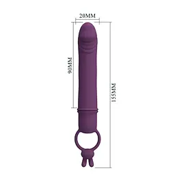 Вібростимулятор PRETTY LOVE Cora Silicone Vibrator PRETTY LOVE BI-300134 103479 - мініатюра 4