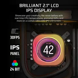 Система рідинного охолодження Corsair iCUE LINK TITAN 360 RX LCD (CW-9061023-WW) - мініатюра 9
