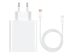 Мережевий зарядний пристрій Xiaomi HyperCharge Combo 90 W White (BHR07ZBEU)
