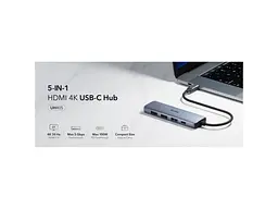 Док-станція CUDY 5-in-1 Grey (UH405) - мініатюра 7