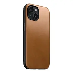 Шкіряний чохол Nomad Modern Leather Case English Tan для iPhone 15 Plus - мініатюра 4