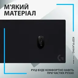 Килимок для мишки Logitech G840 Gaming Mouse Pad Black (943-000778) - мініатюра 10