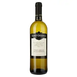 Вино Sant'Orsola Pinot Grigio, біле, сухе, 11%, 0,75 л