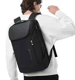 Рюкзак міський Bange BG-2517 25л ранець з відсіком для ноутбука до 15.6'' USB-роз'єм Black (19370) - мініатюра 7