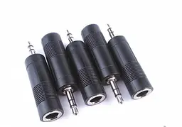 Перехідник TCOM mini-jack 3.5 тато Jack 6.3 мама - мініатюра 2
