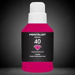 Чорнило PRINTALIST GI-40 для Canon G5040/G6040 190г Magenta водорозчинне (PL40M) - мініатюра 4