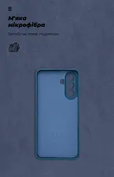 Чехол ArmorStandart ICON для Samsung A36 5G Camera cover Dark Blue (ARM82179) - мініатюра 4
