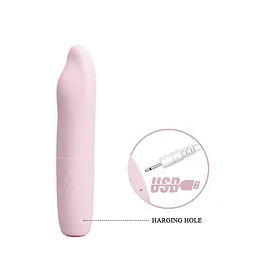 Вибратор Pretty Love Burke Женский силиконовый -ротатор16х3.6 см розовый - миниатюра 5