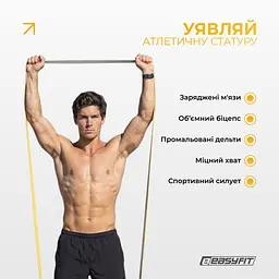 Двошарова резинка для підтягування EasyFit Premium 16-32 кг - мініатюра 2
