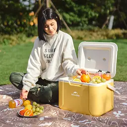 Туристичний холодильник Naturehike CNK2450CF012, 18 л, жовтий - мініатюра 10