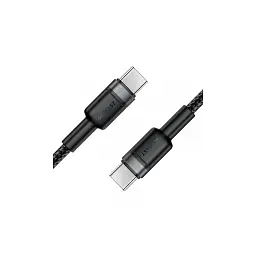 Дата кабель USB-C to USB-C 1.2m 60W black Acefast (6974316285137) - мініатюра 2