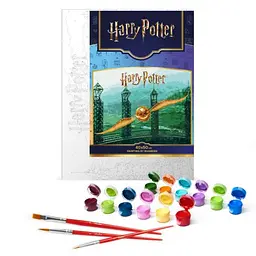 Картина за номерами з фарбами металік "Harry Potter: Золотий Снітч" 40х50 см - мініатюра 2