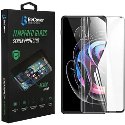 Скло захисне BeCover Motorola Moto Edge 20 Lite Black (706898) - мініатюра 2