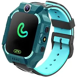 Дитячий смарт-годинник Kids SM Q19B LBS+IP67 Green - мініатюра 2