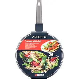 Сковорода глибока Ardesto Gemini Gourmet Apulia з кришкою 26 см сіра (AR2426GGL) - мініатюра 12